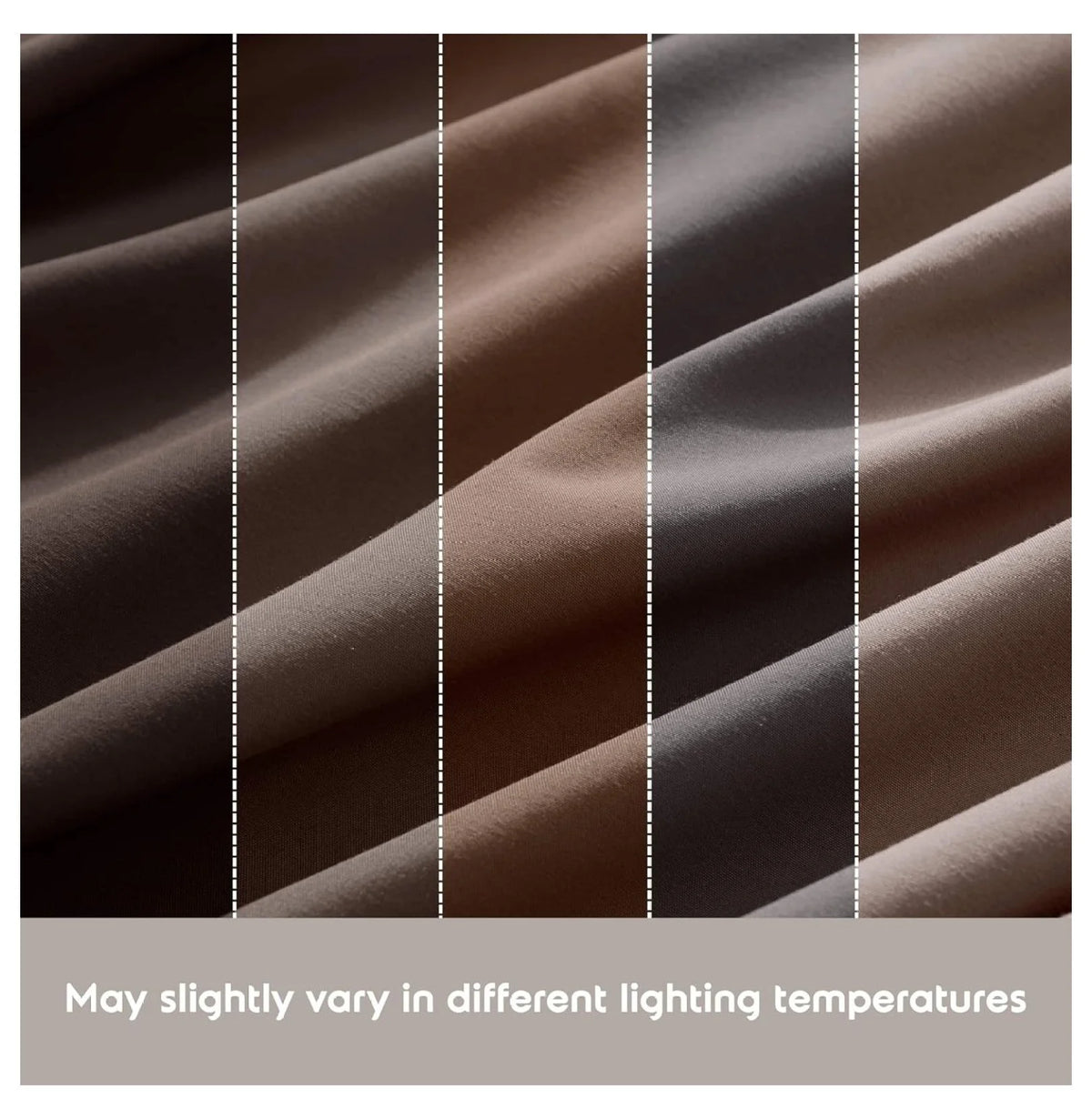 Chocolate Brown 3 Piece Twin Bed Sheets Set N491198
