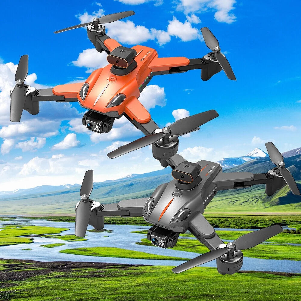 Orange Foldable 8K Dual Camera Drone C46195