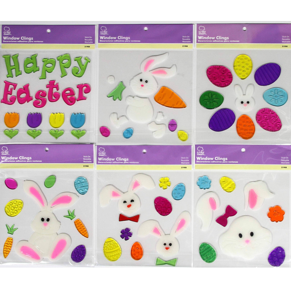 Easter Window Gel Cling - Case of 36 C678171