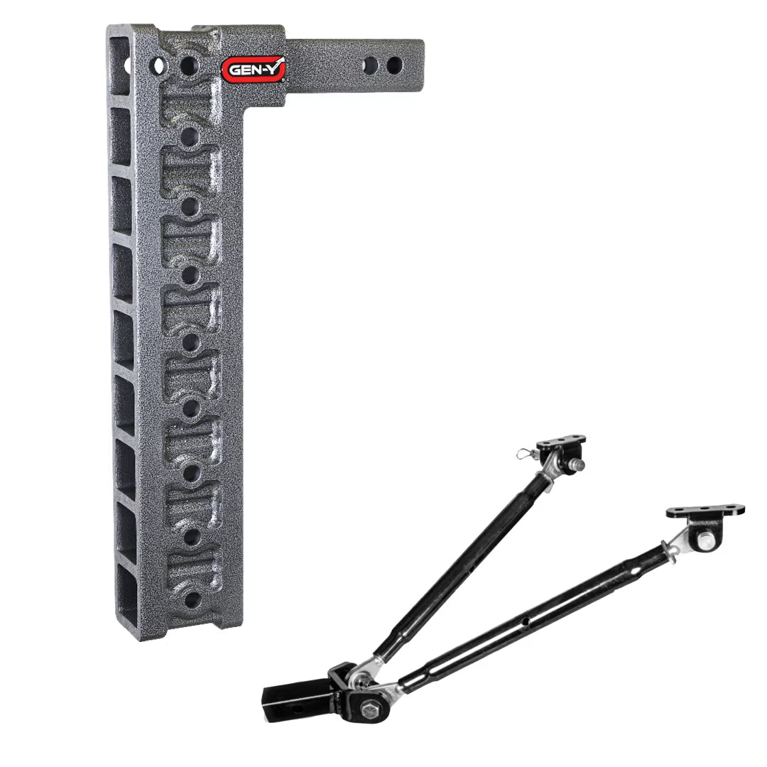 Adjustable 20" Drop Hitch with Stabilizer Kit for 2" Receiver S49425