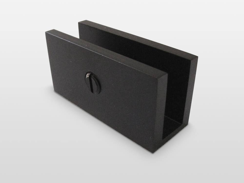 26.5x22 x 78x22 Frameless Fixed Glass Panel Oil Rubbed Bronze L6421