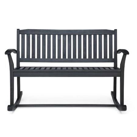 Dark Gray Glider Bench I706159
