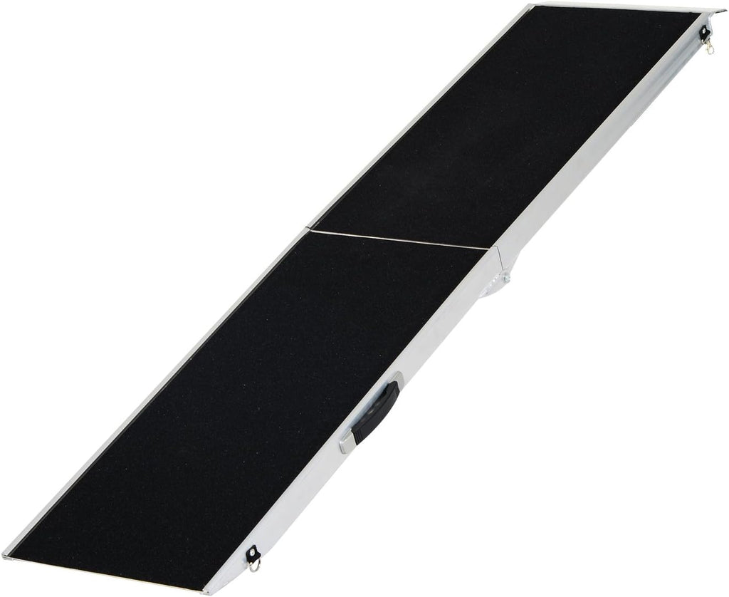 72" Portable Bi-Fold Pet Ramp with Safety Lock and Carry Handle W1962